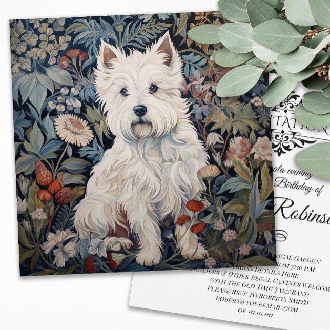 West Highland White Terrier Birthday Thank You Card (Creator Uploaded)