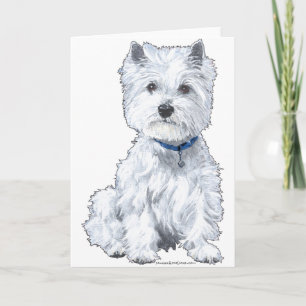West Highland White Terrier Card
