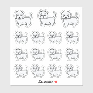 West Highland White Terrier Cartoon Dogs