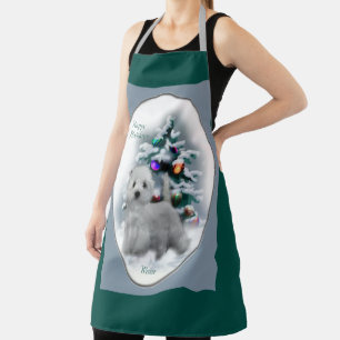 West Highland White Terrier Christmas Apron