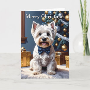 West Highland White Terrier Christmas Card