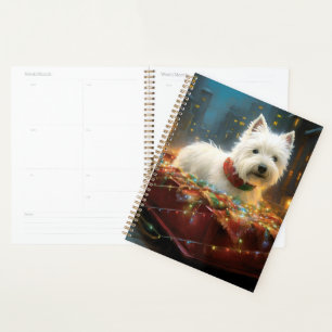 West Highland White Terrier Christmas Festive Planner