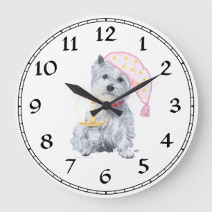 West Highland White Terrier Clock
