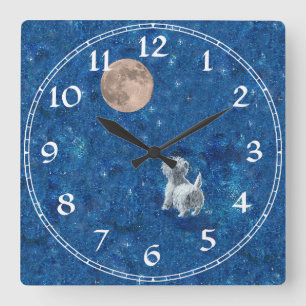 West Highland White Terrier Clock