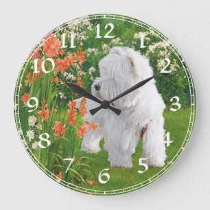 West Highland White Terrier Clock