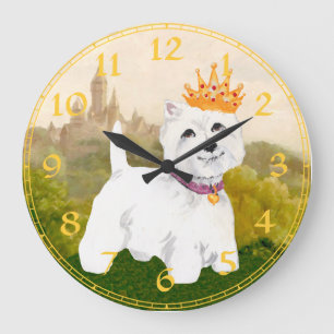 West Highland White Terrier Clock