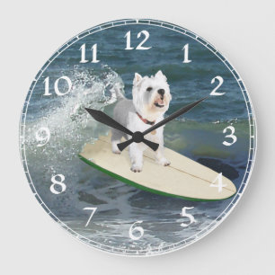 West Highland White Terrier Clock