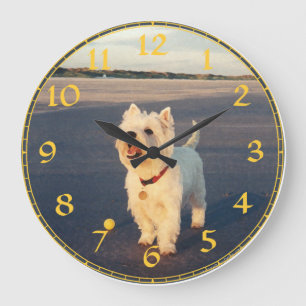 West Highland White Terrier Clock