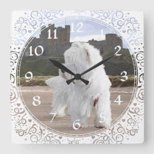 West Highland White Terrier Clock