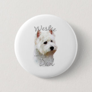 West Highland White Terrier Dad 2 6 Cm Round Badge