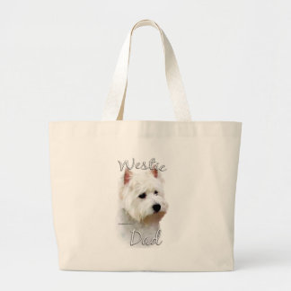 West Highland White Terrier Dad 2 Large Tote Bag