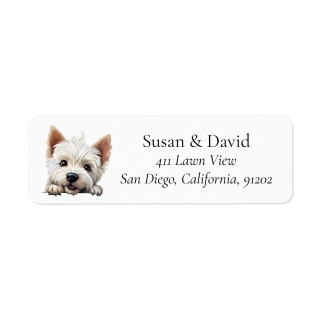 West Highland White Terrier Dog Breed Pet Lovers (Front)
