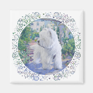 West Highland White Terrier Garden Magnet