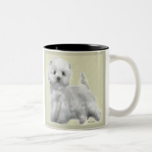 West Highland White Terrier Gifts Two-Tone Coffee Mug