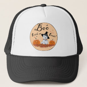 West Highland White Terrier Halloween Trucker Hat