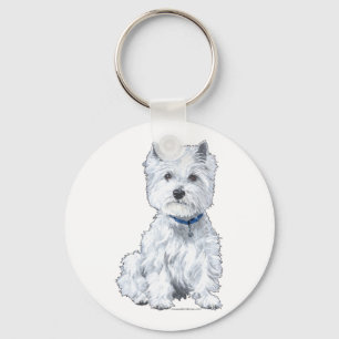 West Highland White Terrier Key Ring