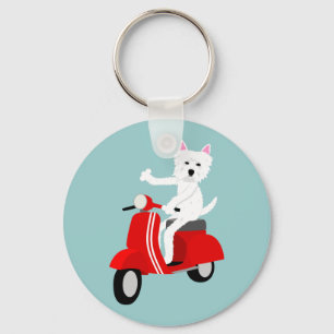 West Highland White Terrier Key Ring