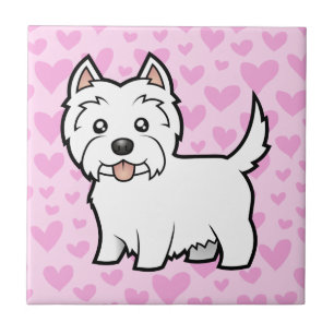 West Highland White Terrier Love Tile