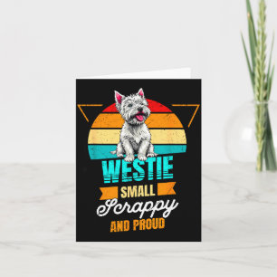 West Highland White Terrier Lover Funny Westie Dog Card