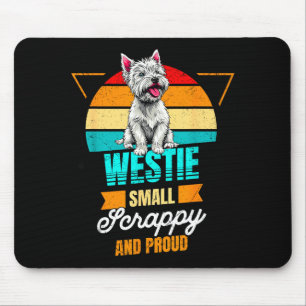 West Highland White Terrier Lover Funny Westie Dog Mouse Mat