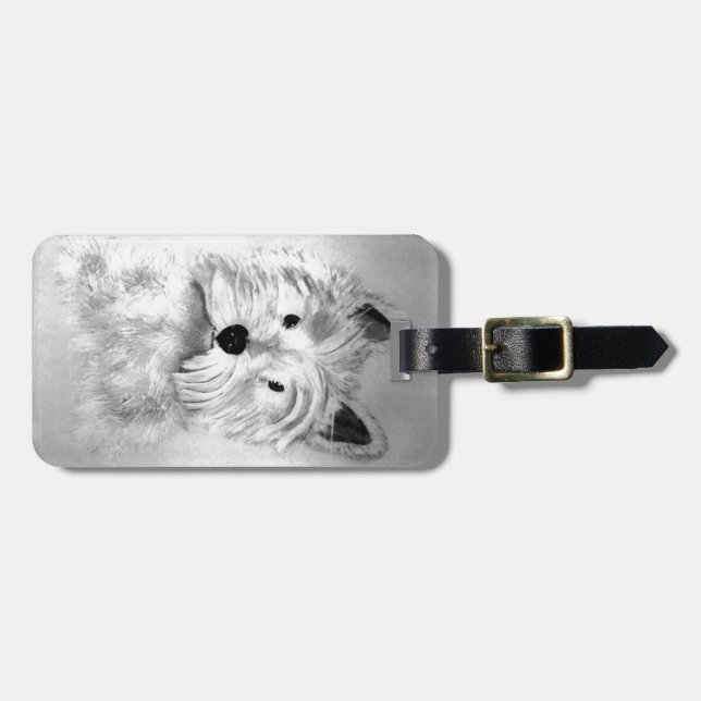 West Highland White Terrier Luggage Tag (Front Horizontal)
