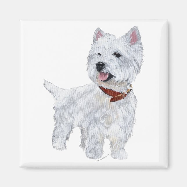 West Highland White Terrier Magnet (Front)