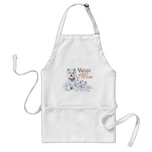 West Highland White Terrier Mum & Pups Standard Apron