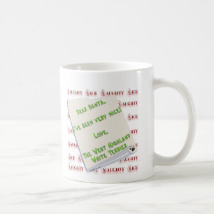 West Highland White Terrier Naughty or Nice Coffee Mug
