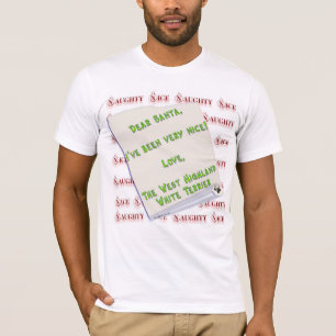 West Highland White Terrier Naughty or Nice T-Shirt