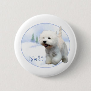 West Highland White Terrier Noel - Button