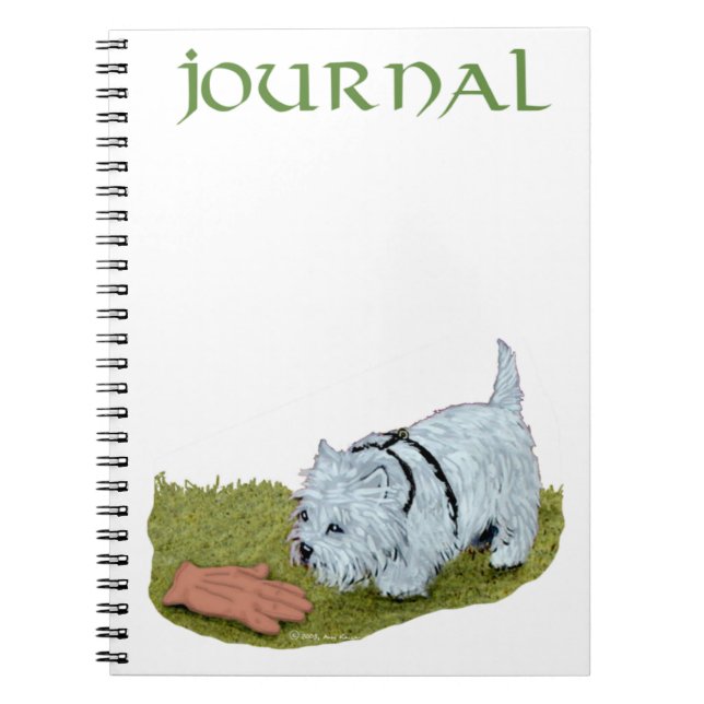 West Highland White Terrier NOTES Notebook (Front)