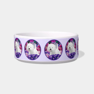 West Highland White Terrier Painting Dog Art Bowl
