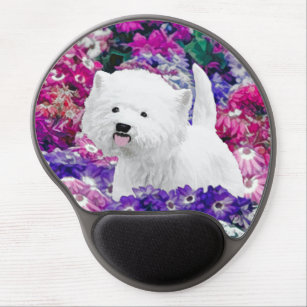 West Highland White Terrier Painting Dog Art Gel Mouse Mat