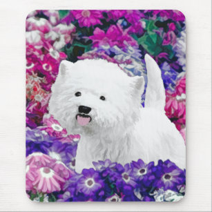 West Highland White Terrier Painting Dog Art Mouse Mat