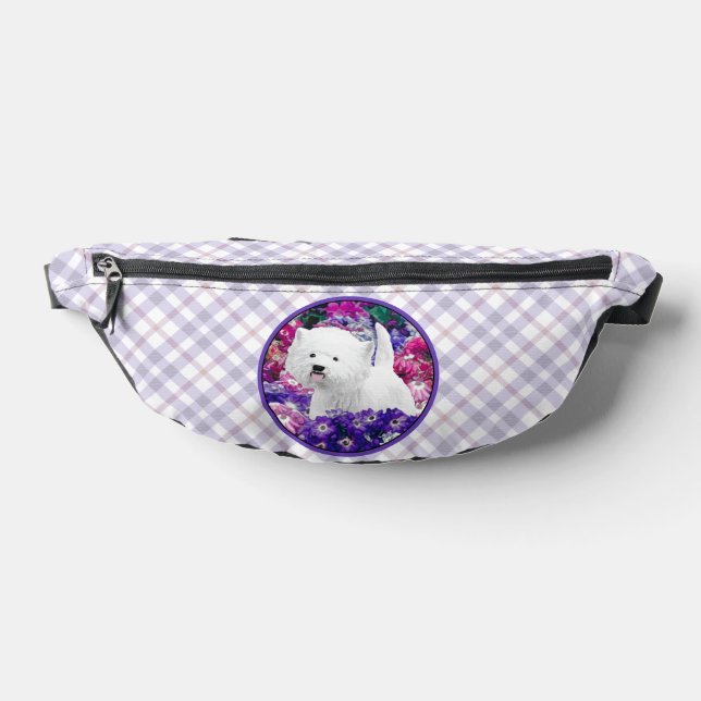 West Highland White Terrier Painting Westie Dog Bum Bags (Lay Down)