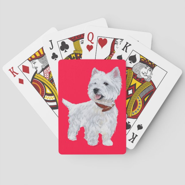 West Highland White Terrier Playing Cards (Back)