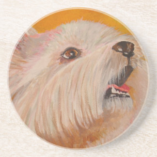 West Highland White Terrier Portrait Coaster