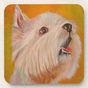 West Highland White Terrier Portrait Coaster