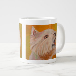 West Highland White Terrier Portrait Large Coffee Mug