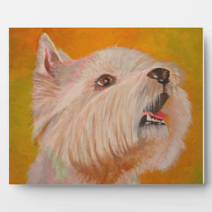 West Highland White Terrier Portrait Plaque