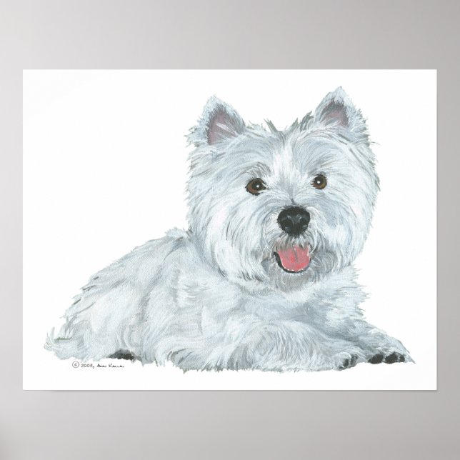 West Highland White Terrier Poster (Front)
