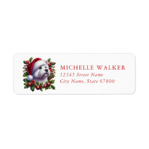 West Highland White Terrier Return Address Labels