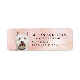 West Highland White Terrier Return Address Labels
