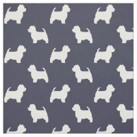 West Highland White Terrier Silhouettes Pattern