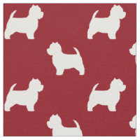 West Highland White Terrier Silhouettes Pattern