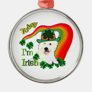 West Highland White Terrier St Pats Metal Tree Decoration