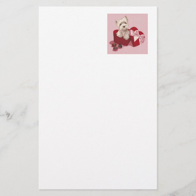 West Highland White Terrier Stationery (Front)