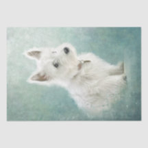 West Highland White Terrier Tissue Paper