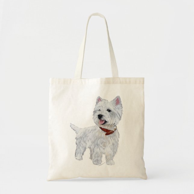 West Highland White Terrier Tote Bag (Front)