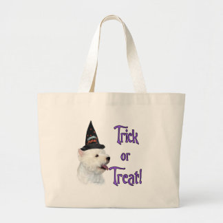 West Highland White Terrier Trick Large Tote Bag